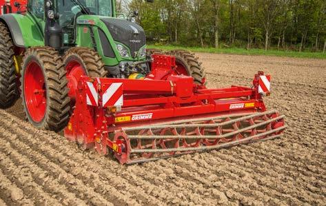 Convenient especially for short headlands and smaller acreage, a compact tractor implement combination is available for these requirements.