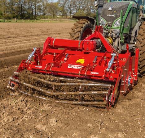 Cultivating and planting in a single pass Rotary tiller GF 200 front mounted The front mounted rotary tiller GF 200 is used to prepare soils with a high amount of