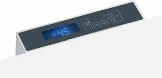 The precision Comfort electronic controller with digital temperature display enables temperatures to be set accurately. Symbols indicate the operating status of the appliance.