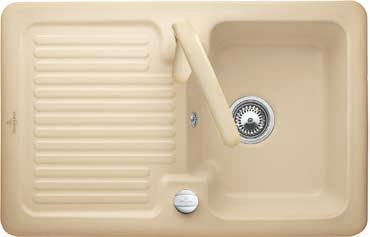 CONDOR 45 The sink is reversible For surface-mounted installation Minimum width of undersink cabinet: 45 cm BULIT-IN SINKS Ref.