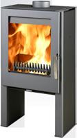 heat Wood storage undernearth hot box HEAT RETENTION Coal retention with