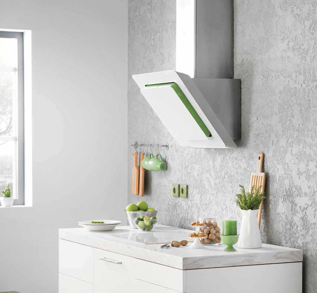 greentech collection %62 less energy consumption %8 less sound power Working almost without noise thanks to the brushless motor system, the greentech hoods also provide an energy saving of up