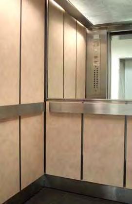 APPLICATION AREA S Lobbies and Elevators a space within a space The often outdated and compromised condition of lifts and elevators can be restored quickly