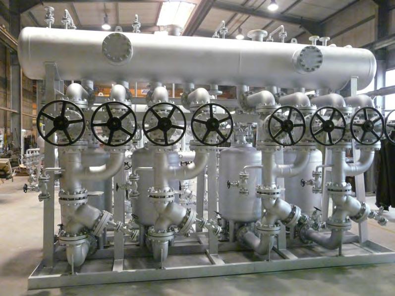 Steam / Condensate / Process Technology Fields of application Power Plants Refineries Chemical Industry Others Turbine drain Single and Ring-Systems Condensates (LP, HP) Paper industry Air preheating