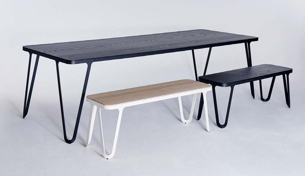 LOOP TABLE & BENCH The Loop Table s 6 mm-thick
