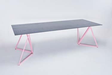 STEEL STAND TABLE Colour steel