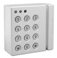 Heavy-Duty Keypad with Magstripe Reader The metal construction of the AL-1156 keypad is vandal resistant.