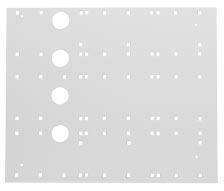 size 1, 2, and 3 cards. UL approved See attached matrix for accurate housing, panel, transformer combinations Height :20.5 Width: 14 Depth: 0.1 AL-1681 Metal Universal Mounting Plate.
