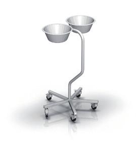 5 2-032-1 Bowl holder 2-033-1 2-033-2 Heated bowl holder with height adjustment Heated bowl holder with height adjustment 6 bowl stand on five arm base with five castors