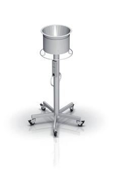 05 EQUIPMENT FOR OPERATING ROOMS 2-033-3 Heated bowl holder 2-033-4 Heated bowl holder 2-035 Bucket mobile bowl stand on five arm base with five castors diameter 50 mm, all of them with brakes power