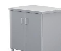 08 MEDICAL E AND STORAGE CABINETS 2-292 Medical cabinet 2-293 Medical cabinet 2-294 Cabinet for hospital footwear self-standing cabinet made of stainless steel 1.