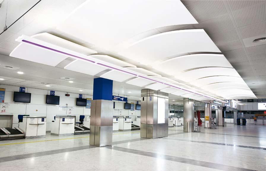 Enhance Acoustics - Improve your Environment Good acoustics help improve the working environment. Orcal Canopy offers excellent sound absorption for both open spaces and individual working areas.
