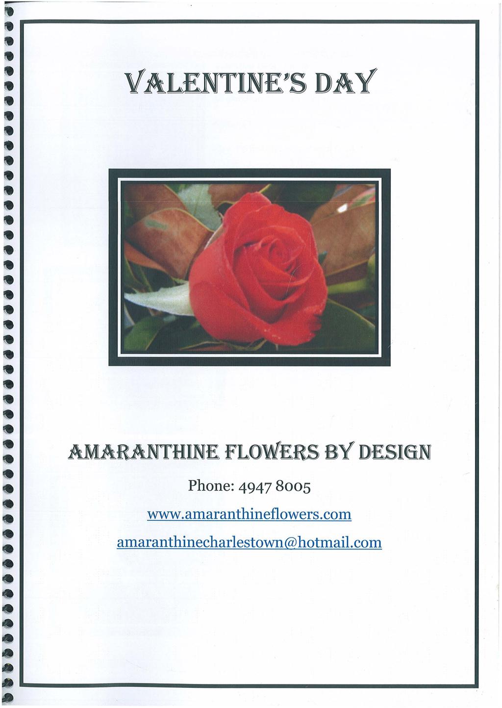 AMARSANTHIN FLO\\f RSS BY DESIGN Phone: 4947 Boos www.