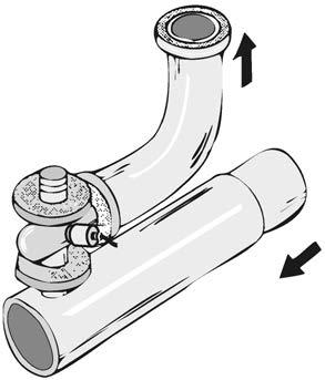 A Sensor mounted to each leg of the diverter indicates the presence or absence of flow in the open leg.