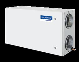 OMEKT omekt P 400 h (Kompakt REcu 400h) Nominal air flow, m³/h 530 Panel thickness, mm 45 Unit weight, kg 55 Supply voltage, V 1~230 Maximal operating current, 10,7 Thermal efficiency 56 of heat