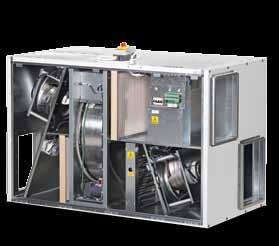 VERSO 1000 7000 Verso R 1000 7000 ir handling units with a rotary heat exchanger. apacity range from 240 to 8 000 m 3 /h. Standard sizes of Verso R units ir flow, m³/s 0.06 0.08 0.11 0.14 0.17 0.19 0.