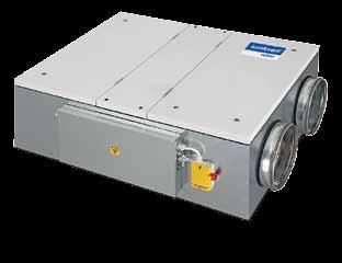VERSO 1000 7000 Verso P 2000 F (Kompakt REcu 2000 P) Nominal air flow, m³/h 2000 Panel thickness, mm Unit weight, kg 190 Supply voltage HE, V 3~400 Supply voltage HW, V 1~230 Maximal operating
