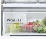 This German innovation balances the humidity in the vegetables and fruits compartment ensuring the freshness of food stored inside.
