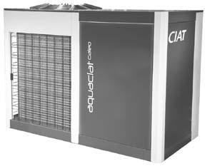 Description High temperature air-to-water heat pumps The AQUACIAT CALE is only available in a HEATING NLY model, and in TDC hydraulic version as standard, with a single pump.