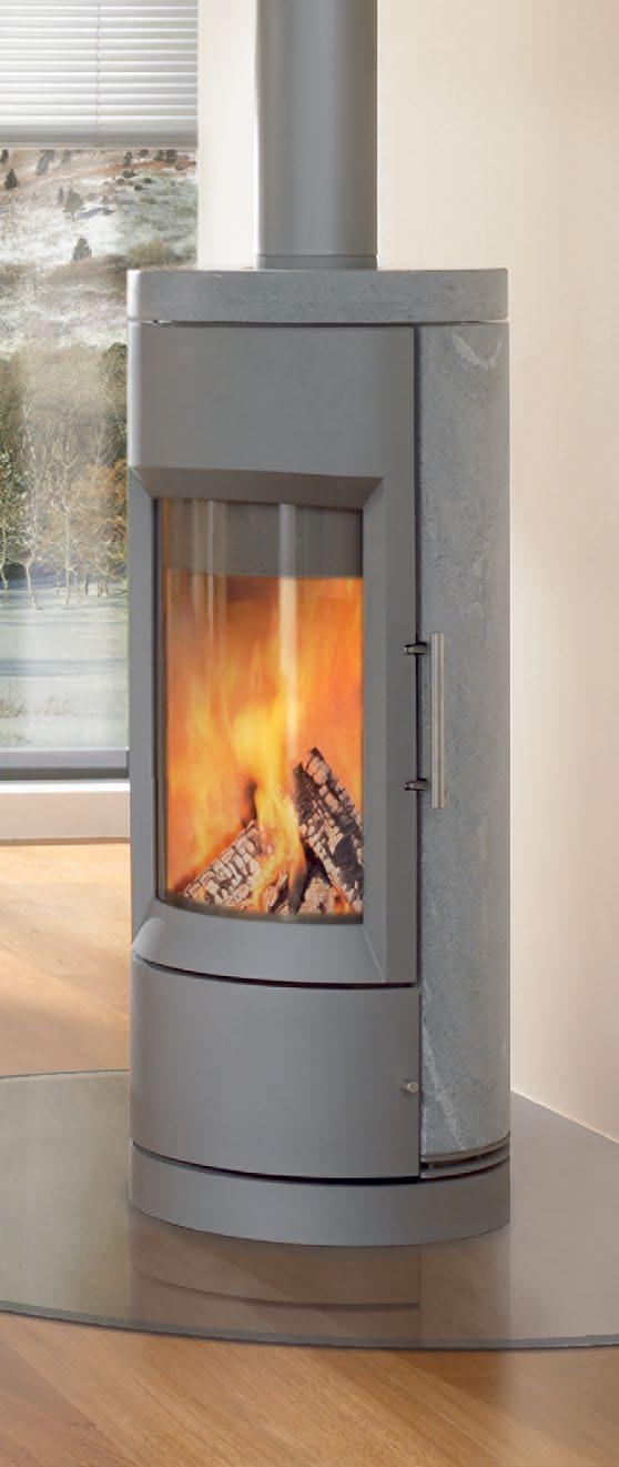 BARI WOODSTOVE Heats up to 1,400 sq ft Firebox Capacity: 1.