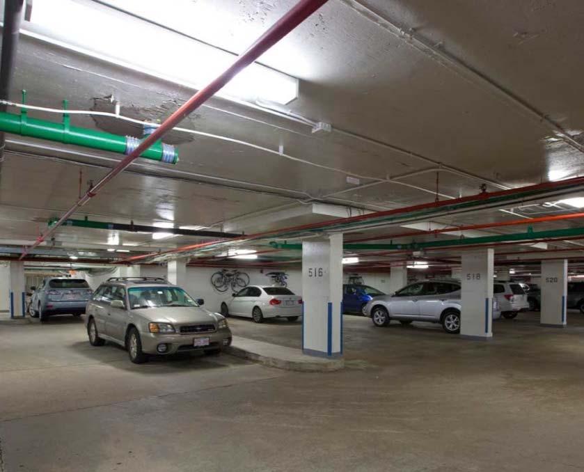 404.1 enclosed parking garages Where mechanical Ventilation systems for enclosed parking garages operate intermittently, such operation shall be automatic by means of carbon monoxide detectors