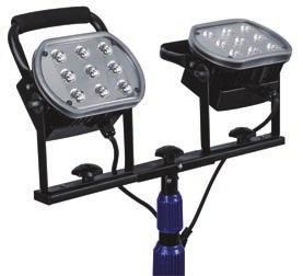 WORK LIGHTS CONTRACTOR GRADE Precision die cast aluminum housing with durable powder coat finish Heavy duty tubular