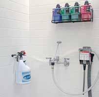 Choose from two versatile, accurate dispensing systems to fit your needs. Features a single dispenser that is designed to accurately dilute and dispense a wide range of cleaning solutions.