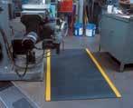 Special grease and oil-resistant coating keeps mat resilient over time, providing continuous comfort. Ideal for the workplace where people stand for extended periods of time.