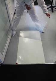 This mat system is suitable for every environment - from office, manufacturing, laboratory to warehouse Ideal for Clean Room