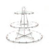 Use as a cupcake stand, to display cake pops, appetizers,