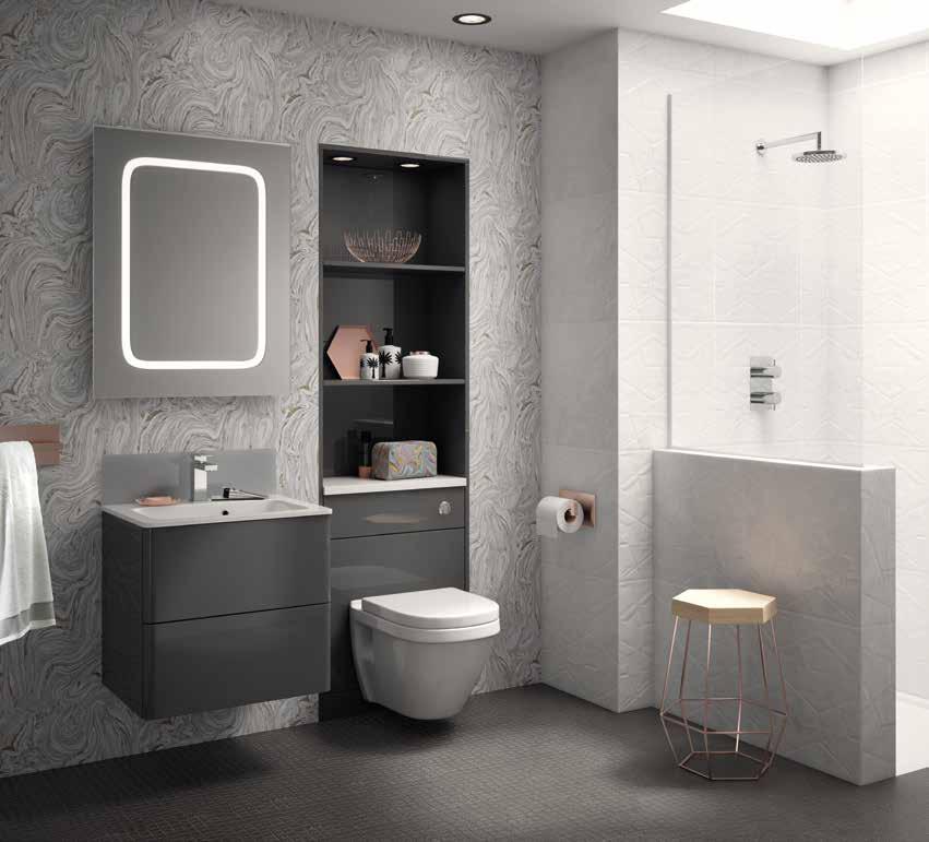 INTRODUCING LINDO MODULAR Lindo modular furniture is a stunning range of designer bathroom furniture available in a wide range of modern finishes.