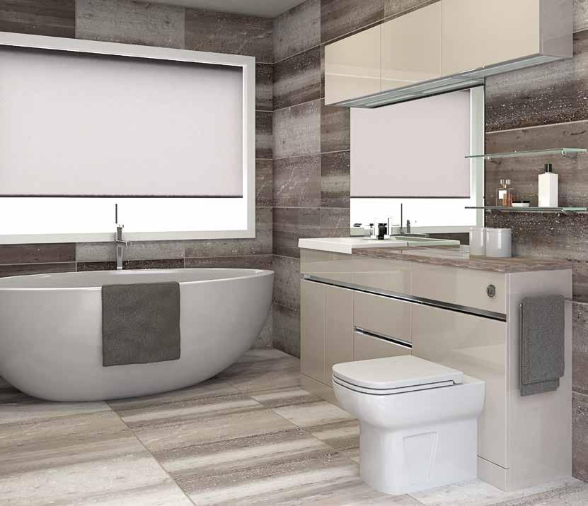 create a modern bathroom