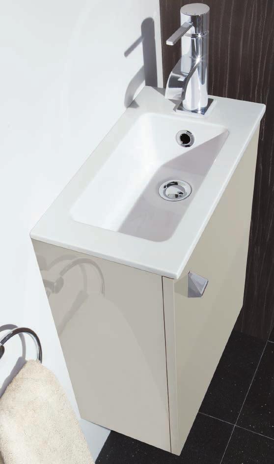 space. The Garda cloakroom mono tap is featured.