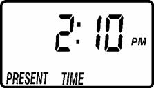 NOTES: D WHEN THE POWER SUPPLY IS PLUGGED INTO THE ELECTRICAL OUTLET (STEP 10, PAGE 9), a flashing 12:00AM and PRESENT TIME show in the display area. Program the timer as instructed below.