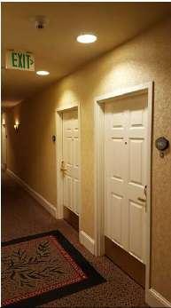 Exit signs are not required in rooms or areas that require only one exit or exit access. 2.