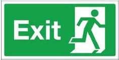 SECTION 1011 EXIT SIGNS Exit signs shall be internally or externally illuminated.