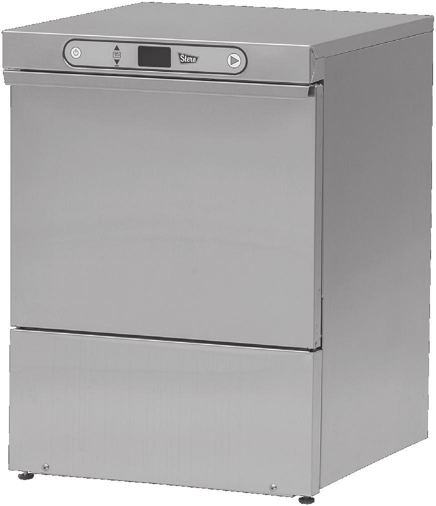 STERO UNDERCOUNTER DISHWASHER & GLASSWASHER 3 Installation, Operation and Care of SU SERIES DISHWASHERS SAVE THESE INSTRUCTIONS GENERAL The Stero SU dishwashers are fully automatic, front-loading