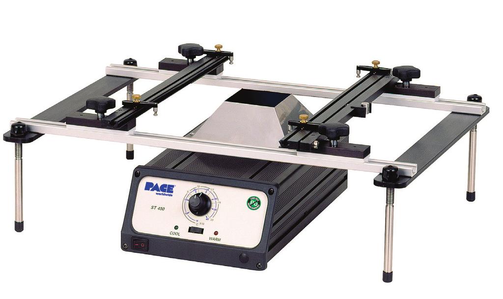 (12") W ST 550 Shown w/ ST 450 ST 550 holds PCB s up to Capabilities 460mm (18") H x 460 mm (18") W Both