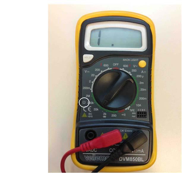 i. Set meter to ohms ii. Touch probes to either side of capacitance being measured iii. Note the units if applicable D. Using a screwdriver a. Make sure the correct size is being used b.