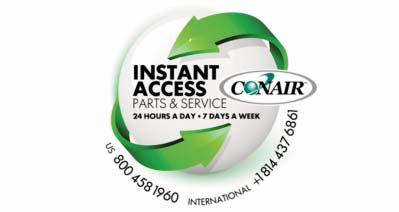 We re Here to Help Conair has made the largest investment in customer support in the plastics industry.
