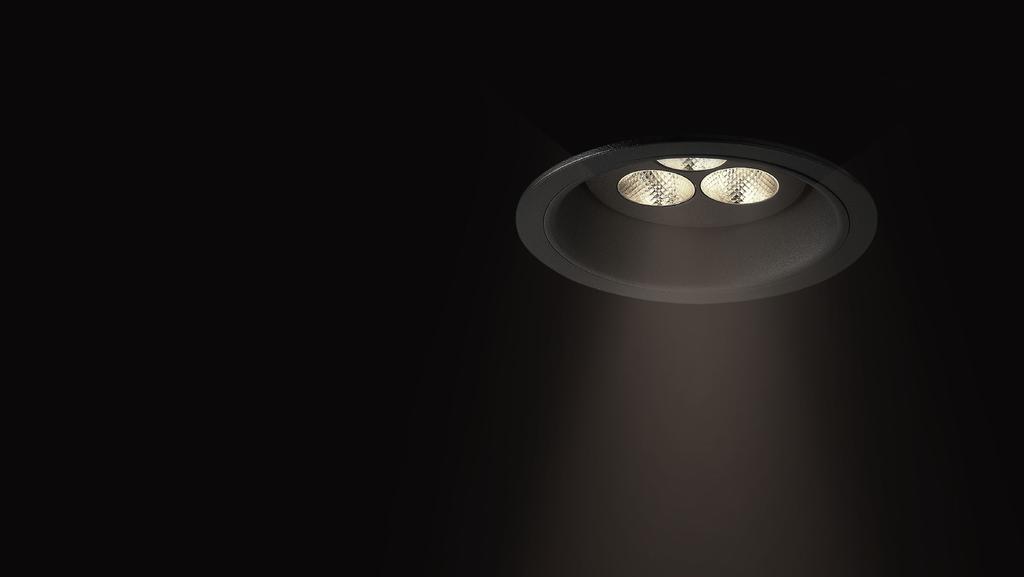 One Employing the high-definition Lightcore optic micro-reflectors is the One, a ceiling recessed luminaire with extremely precise