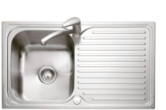 sink with drainer CU150/L CU150/R Cubit 150