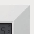 6 F (+/-2 C) or humidity changes by +/-10%RH LCD displays current temperature and humidity levels Easy
