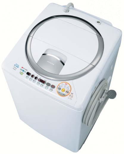 Concentrated Infiltration Ion Washer/dryer Washes and Dries Large Loads in about 150 min Washer/dryer with concentrated infiltration ion washing function Consumer Products Hitachi has developed a