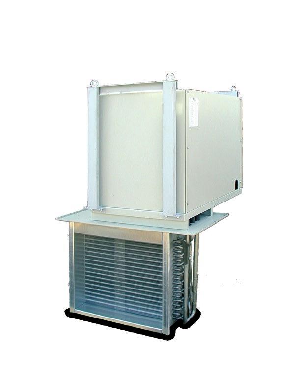 heat-exchanger with cooling water regulator for water-cooled versions n Full or semi-hermetic condenser, 100 %