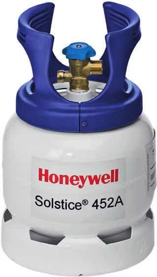 Safety and storage Honeywell recommends reading the Safety Data Sheet (SDS) before using the product. Solstice 452A is a nonflammable refrigerant (ASHRAE class A1).