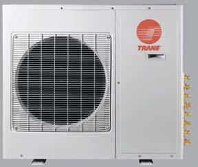 The variable-speed inverter technology used in Trane ductless systems is up to 35% more efficient than a conventional single-speed compressor.
