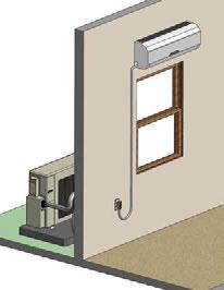 accessory (sold separately) allows the connecting line to pass through a window to connect