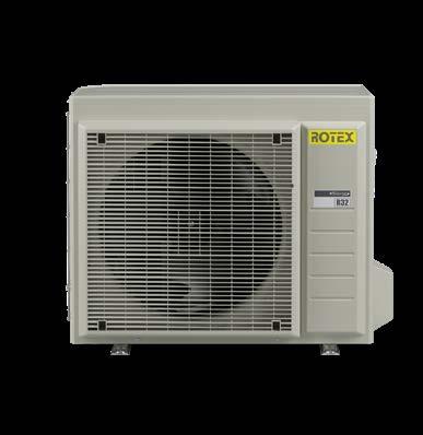 The new heat pump : Outstanding performance + environmental responsibility Heating and cooling with air, sun and ROTEX The new ROTEX heat pumps with the Bluevolution technology combines a highly