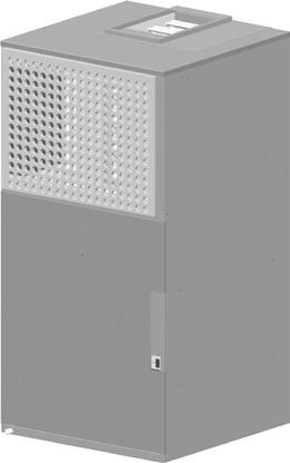 7 Control panel (front standard; available on left side or right side for models 09 2 only). Access opening must be on the same side of the unit as the control panel.